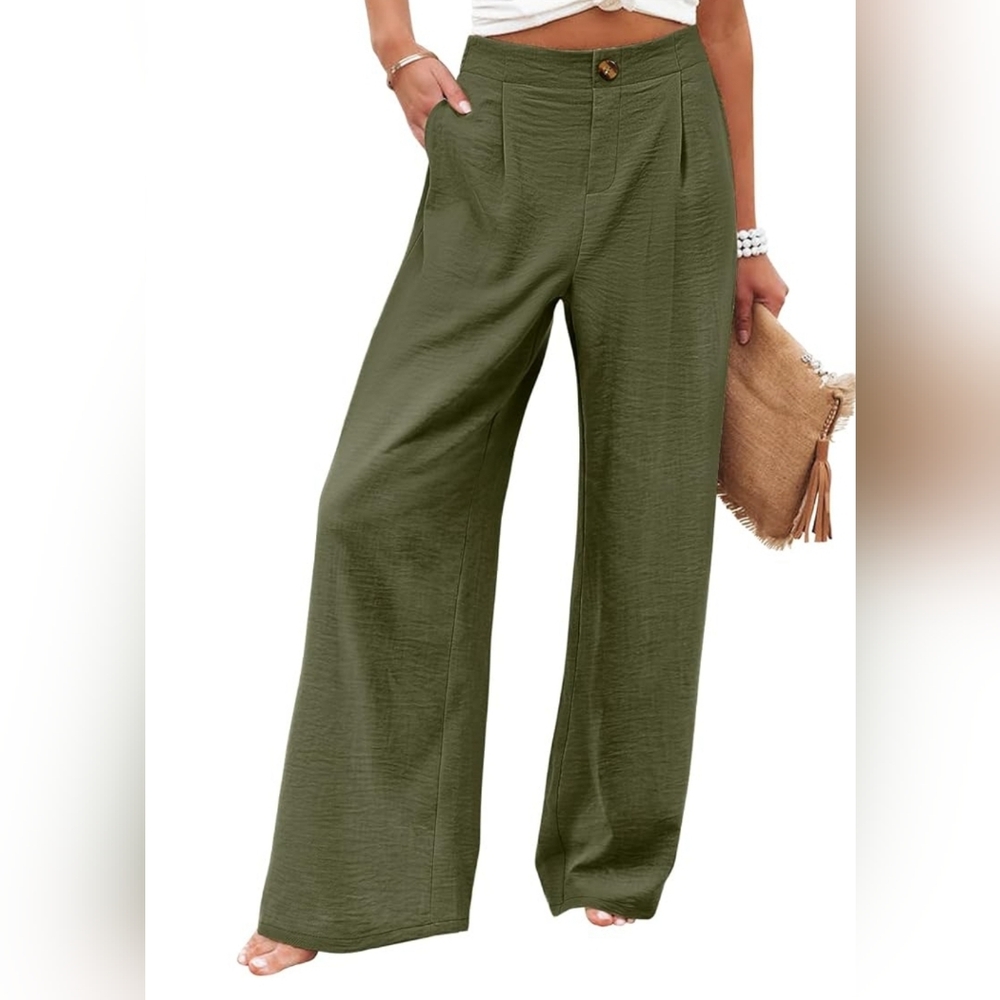 Wide leg trousers